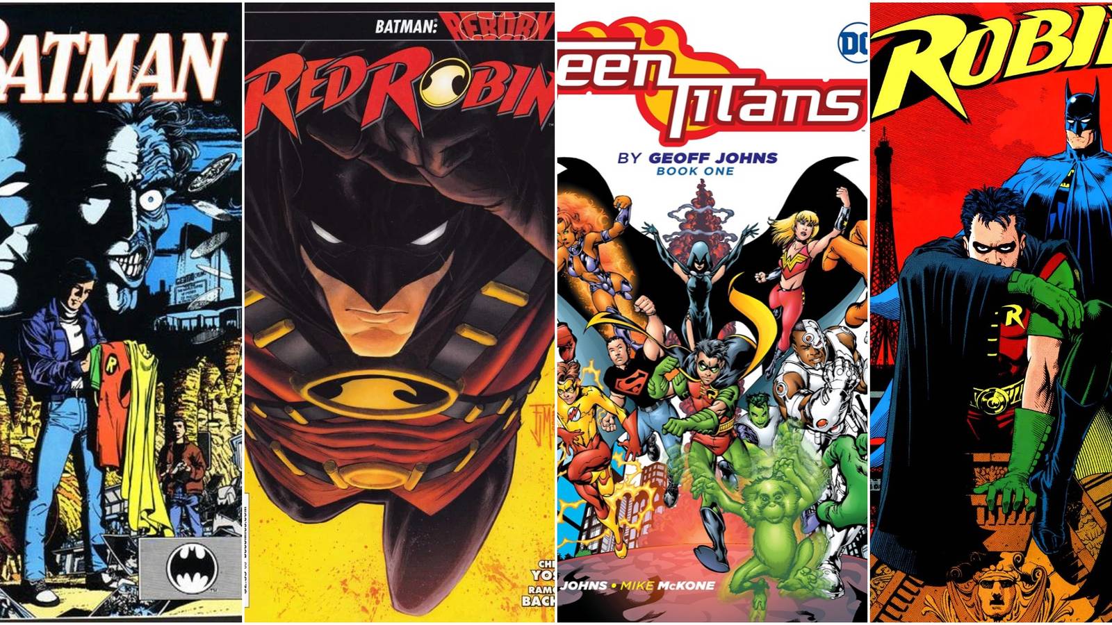 Batman: A lonely place of dying, Red Robin, Teen Titans, Robin I