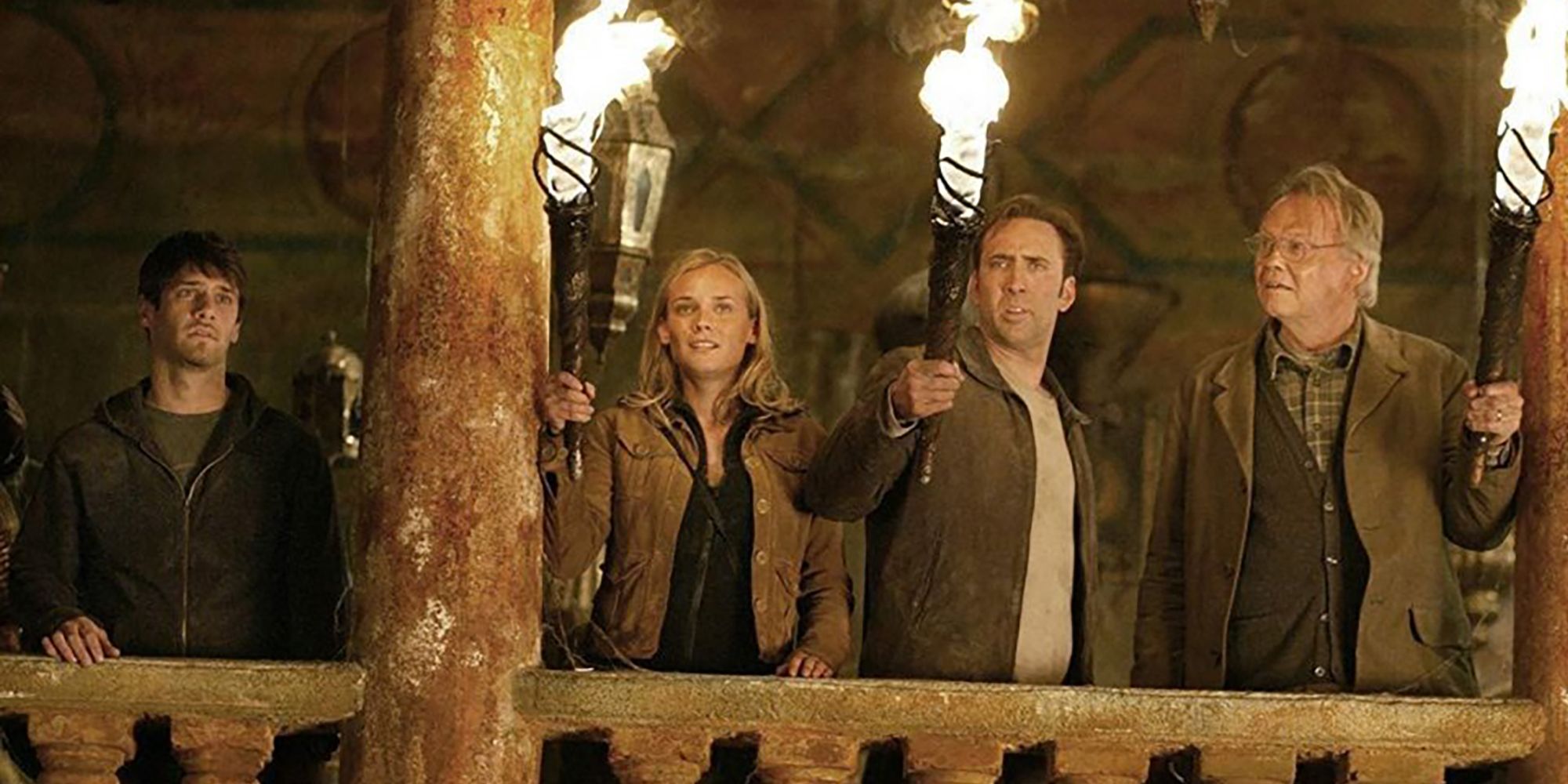 Nicolas Cage, Justin Bartha & More In National Treasure