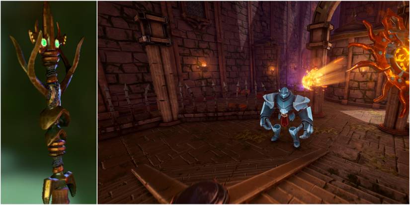 Twin Fangs staff in Ziggurat 2