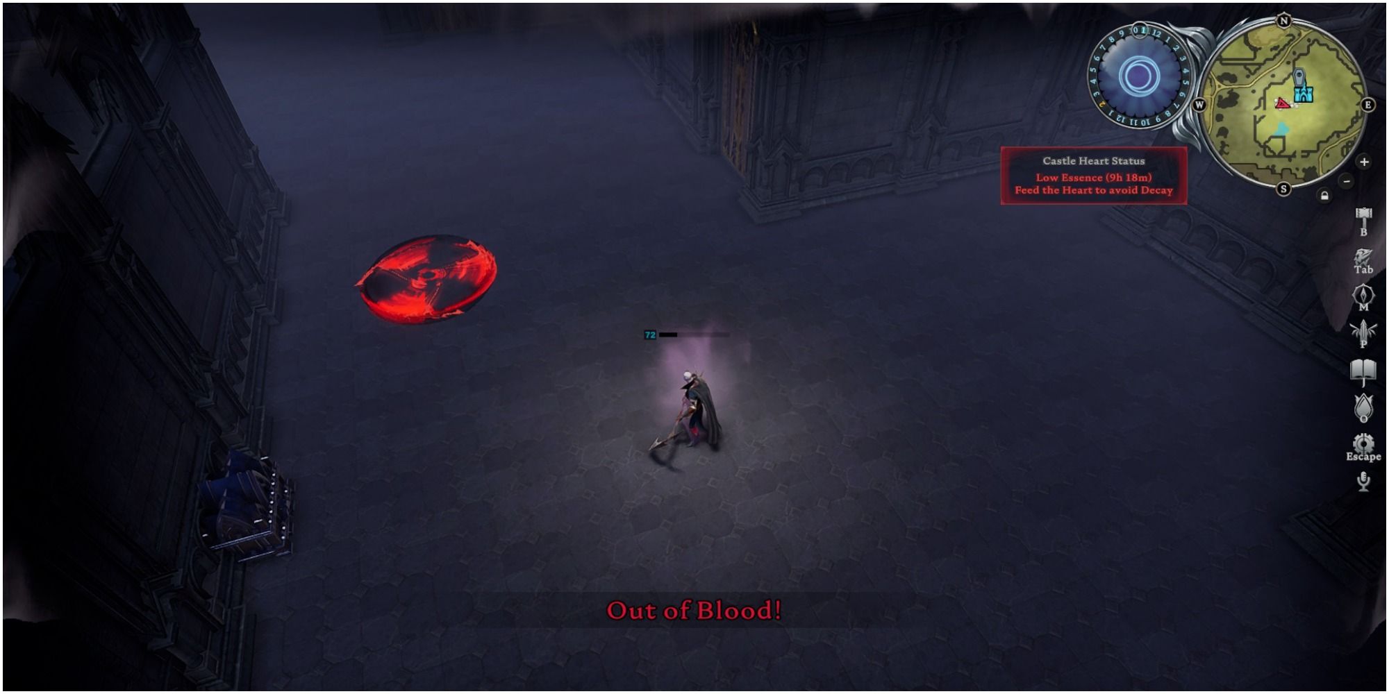 V Rising Attacking With Howling Reaper Inside The Castle