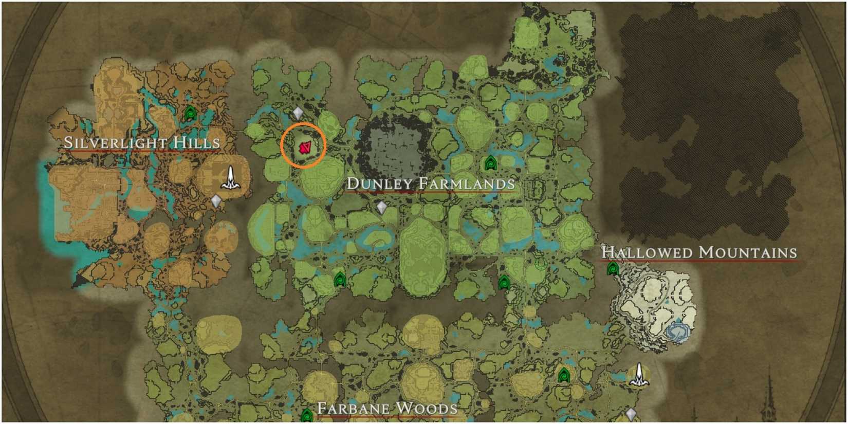 V Rising Best Place To Build A Base In The Dunley Farmlands