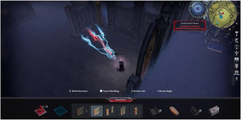 V Rising Making A Palisade Wall Indoors