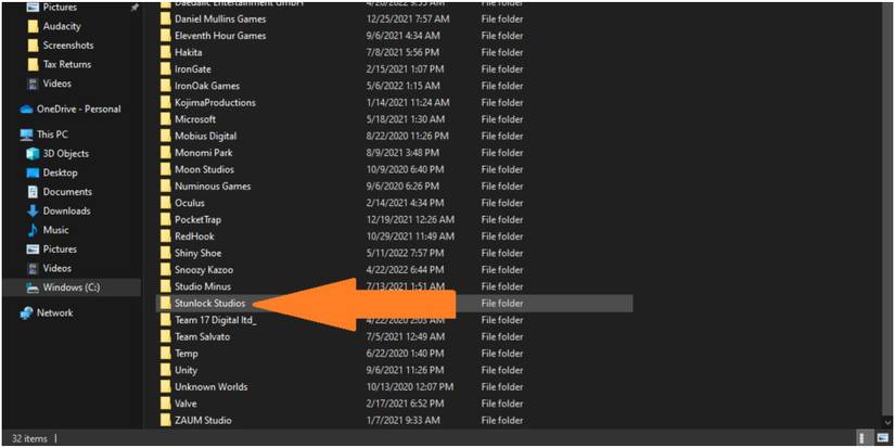 V Rising Opening The Stunlock Studios Menu