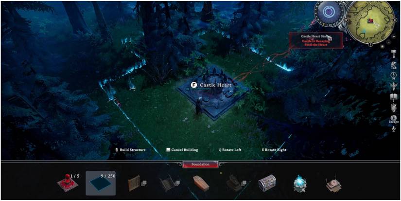 V Rising Putting Borders Around A Castle Heart