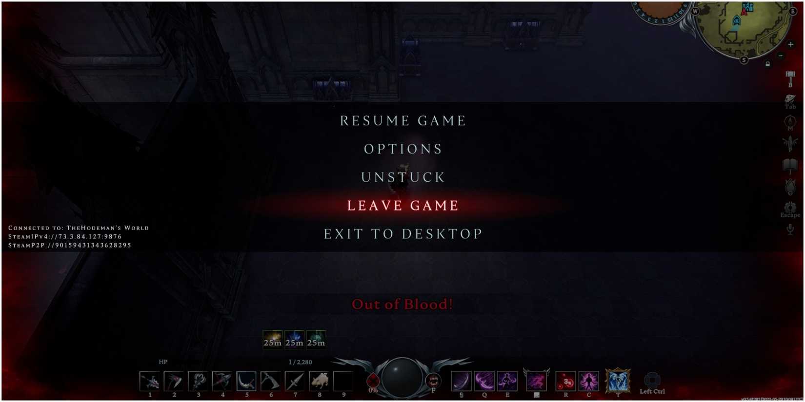 V Rising Quitting A Game