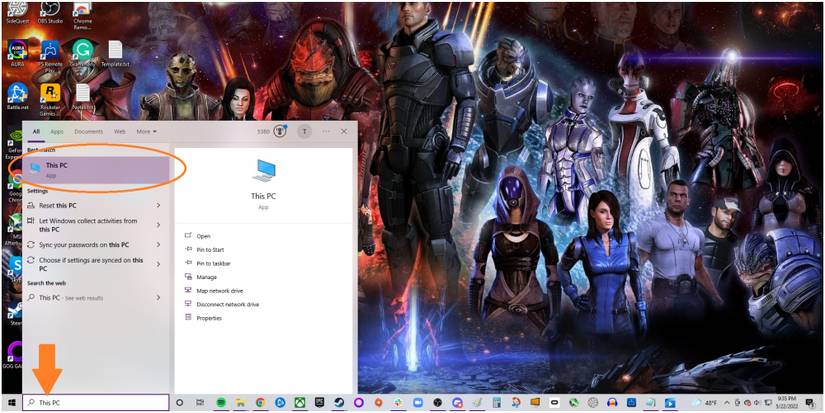 V Rising Searching For This PC On The Search Bar