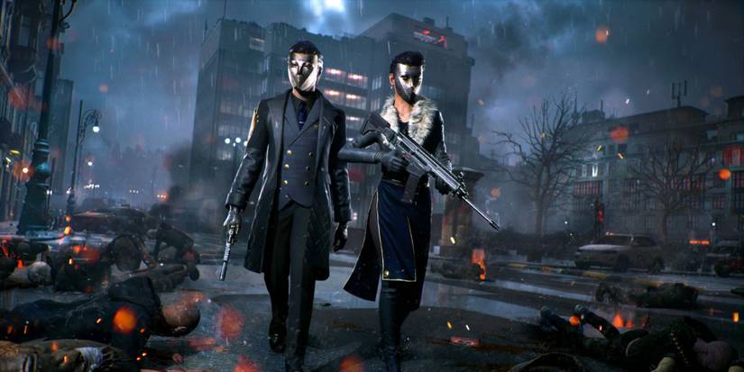 Two Kindred walking side by side in Vampire: The Masquerade - Bloodhunt