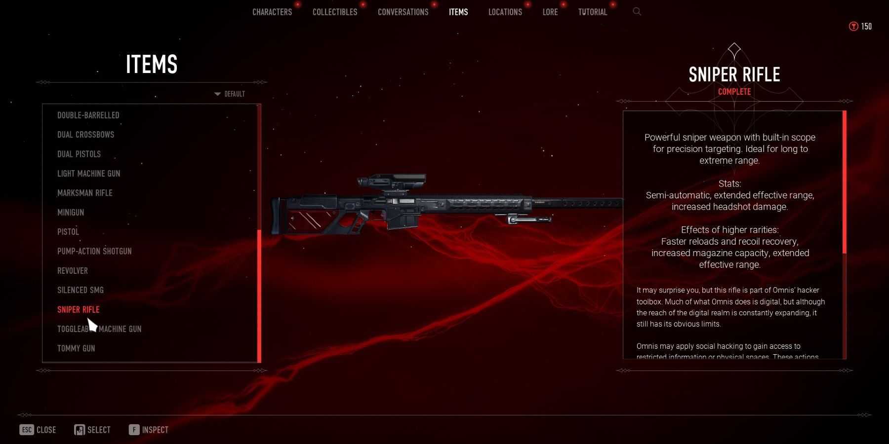 Vampire the Masquerade Bloodhunt_Weapons_Sniper Rifle