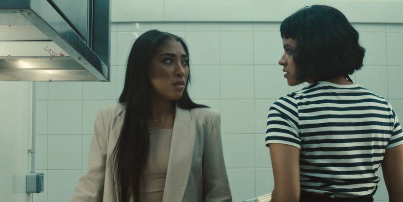 Zazie Beetz and Adriyan Rae as Van and Candice in Atlanta