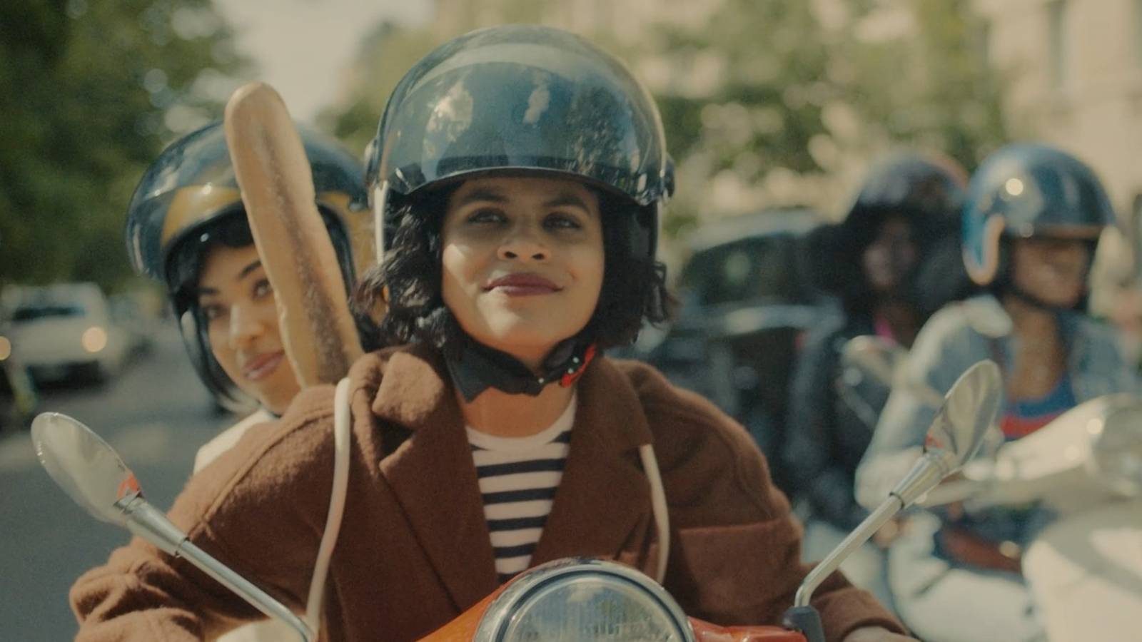 Zazie Beetz as Van in Vespa Atlanta finale