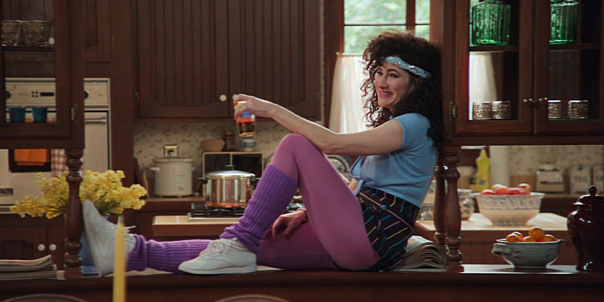 Kathryn Hahn as Agnes in the 80s episode of WandaVision
