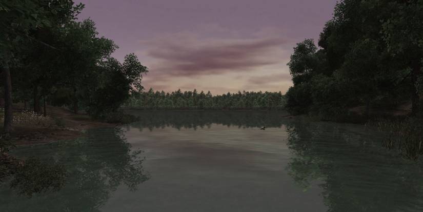 Image of Walden Pond at Dusk. Image Credit: Waldengame.com