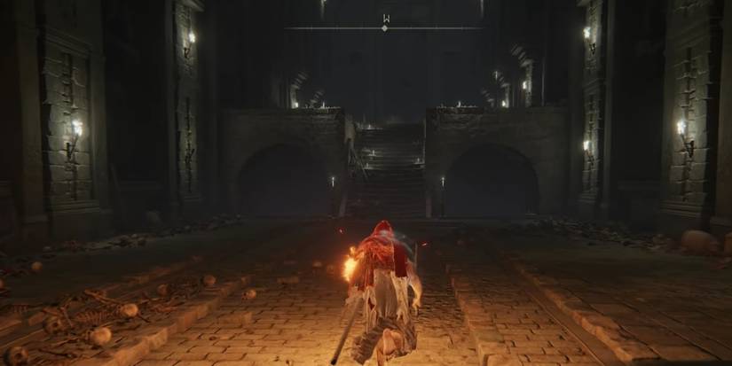 Walking Through The First Main Room In The Dungeon 