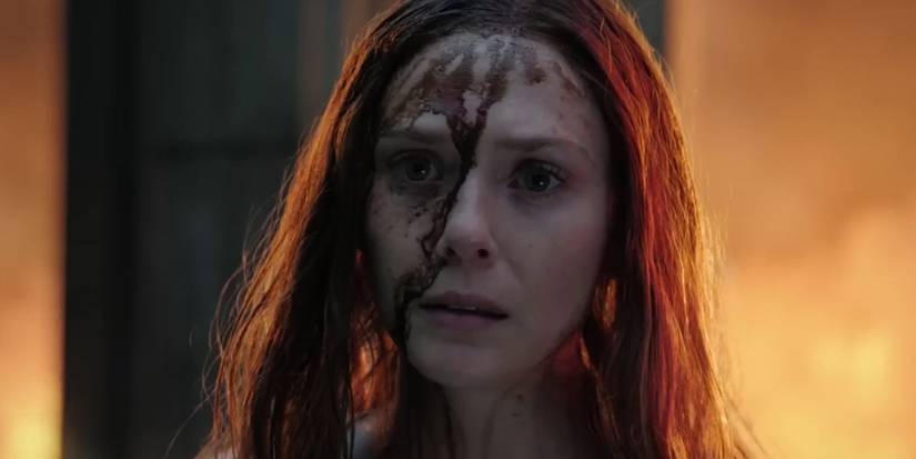 Wanda 616 in Wanda 838's body in Multiverse of Madness