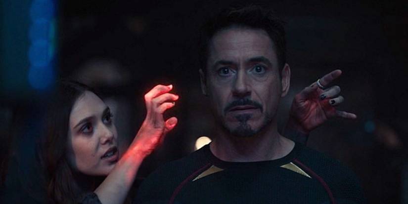 Wanda clouding Tony's mind in Age of Ultron