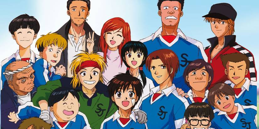 Whistle characters posing