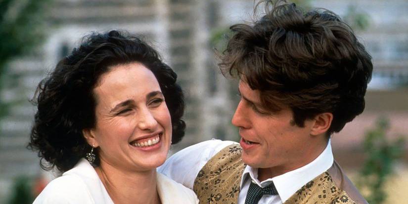 Hugh Grant & Andie MacDowell In Four Weddings & A Funeral