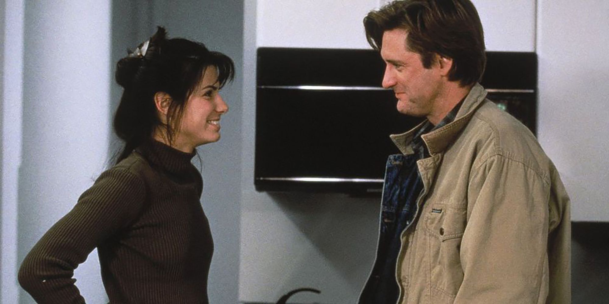 Sandra Bullock & Bill Pullman In While You Were Sleeping