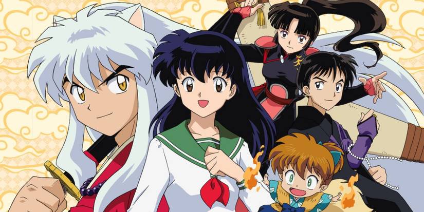 Inuyasha anime manga Inuyasha Shippo Kagome Miroku Sango