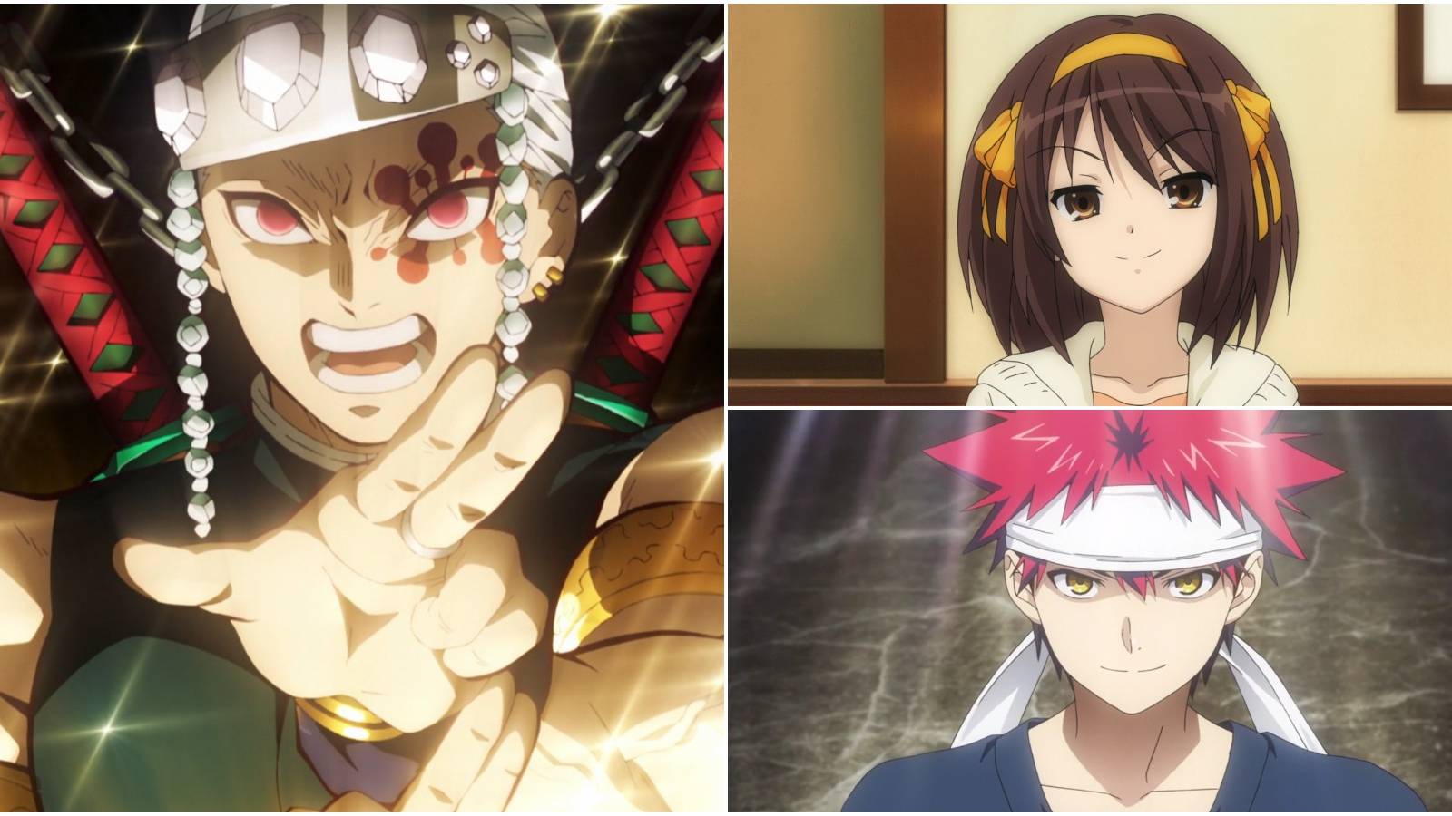 Tengen Uzui Sound Hashira Demon Slayer Haruhi Suzumiya Soma Yukihira Food Wars Shokugeki No Soma