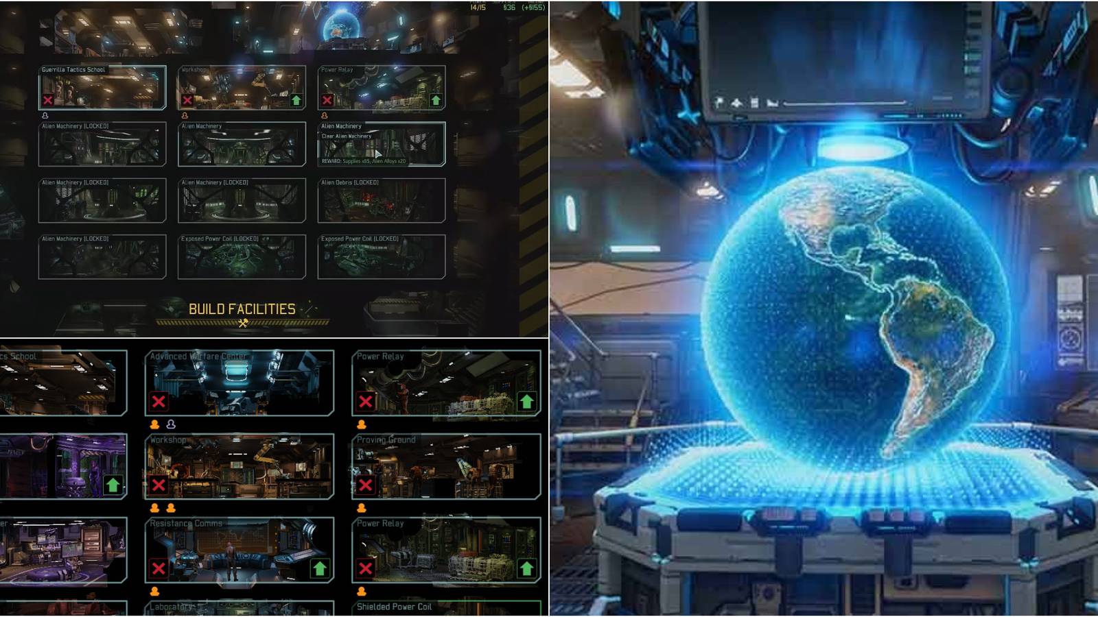 XCOM 2 Showcase of the Commander Center from XCOM 2.