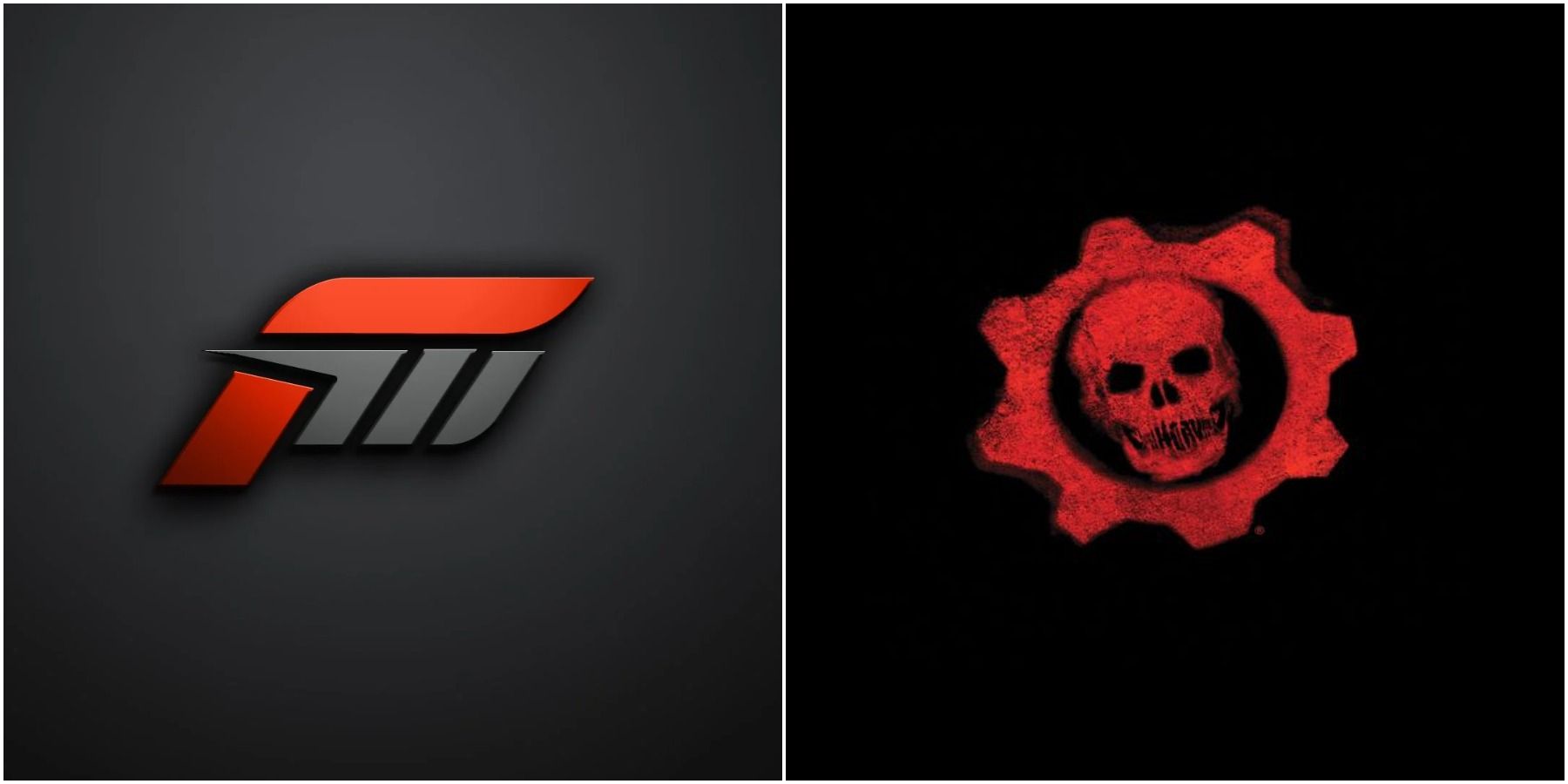 (Left) Forza Logo (Right) Gears of War logo