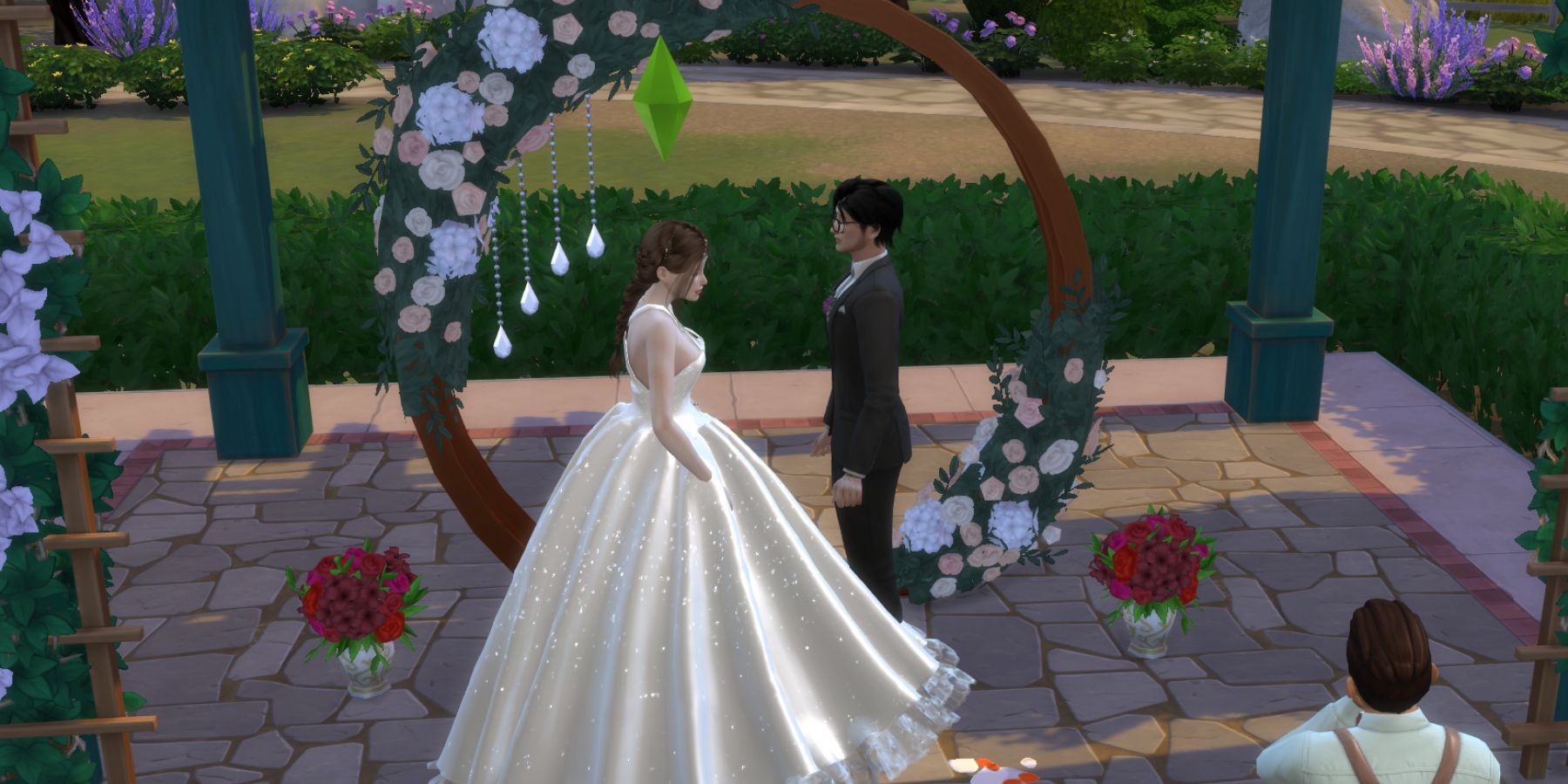 a wedding in the sims 4