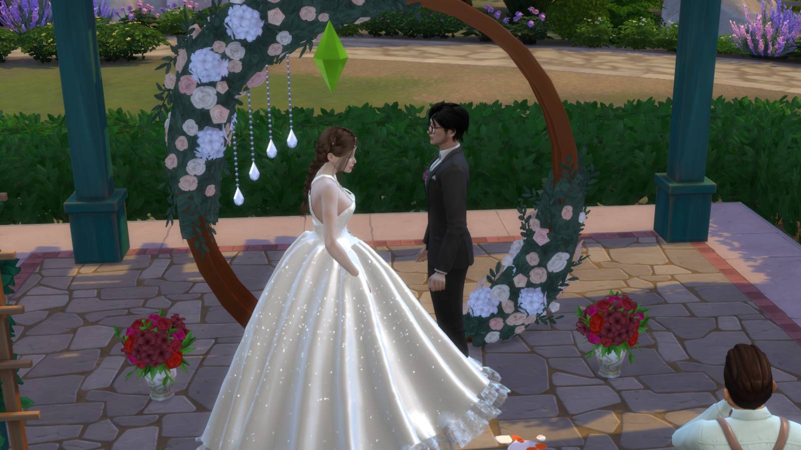 a wedding in the sims 4