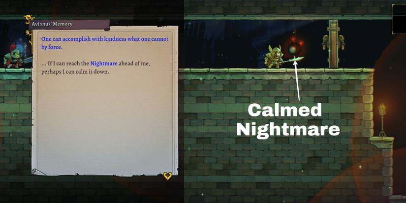 ability to calm nightmares in power of empathy trial in rogue legacy 2