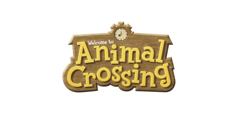 the logo for the game animal crossing