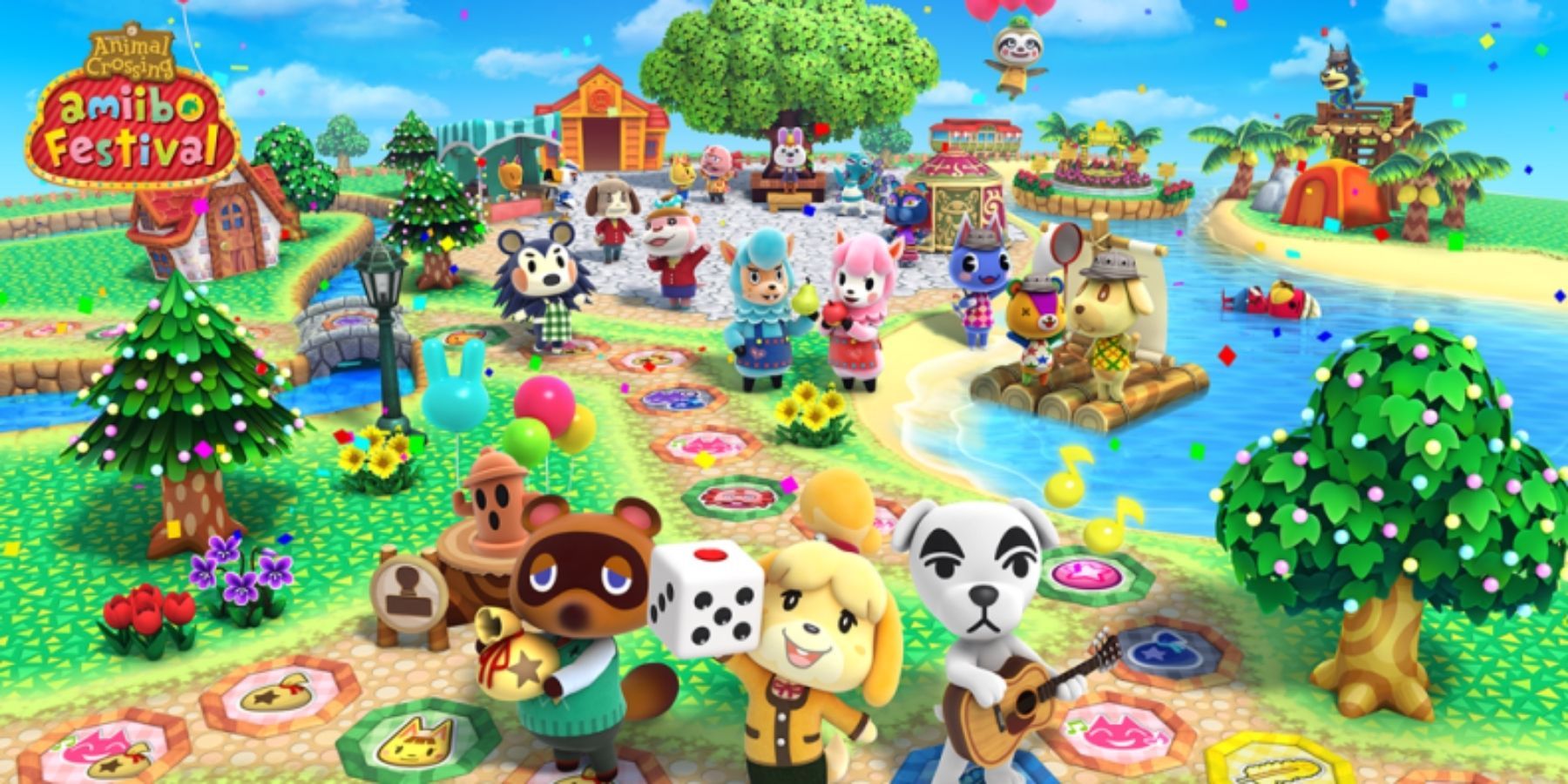 animal crossing amiibo festival cover art