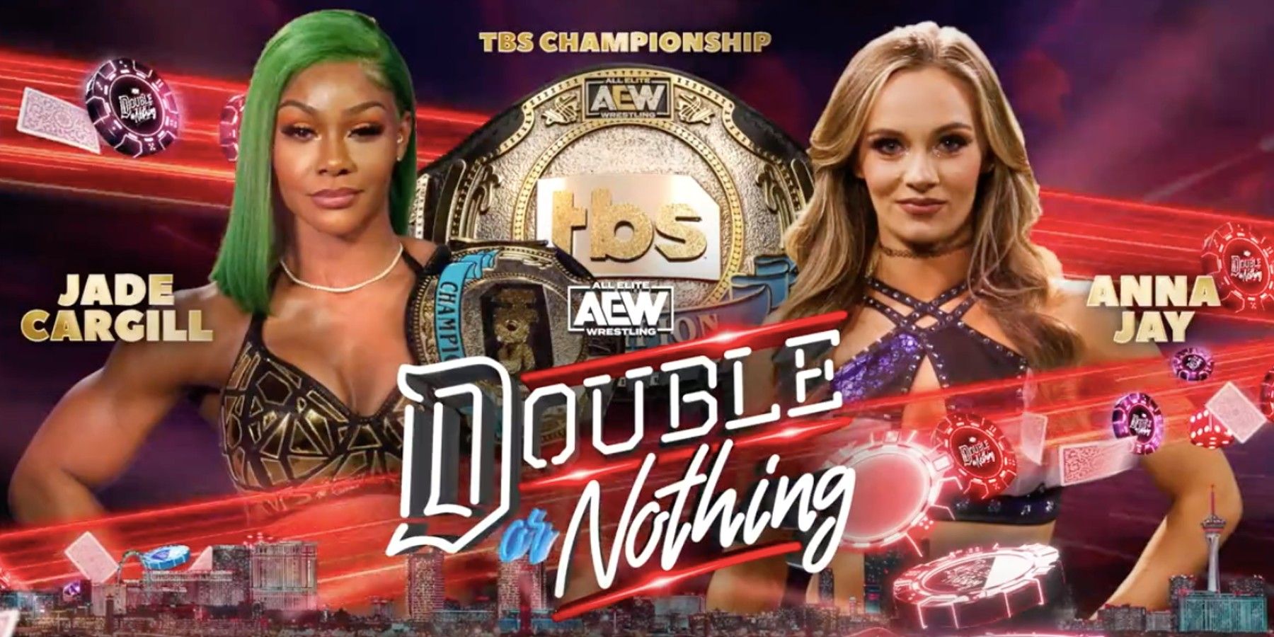 Jade Cargill and Anna Jay Double or Nothing 2022 graphic