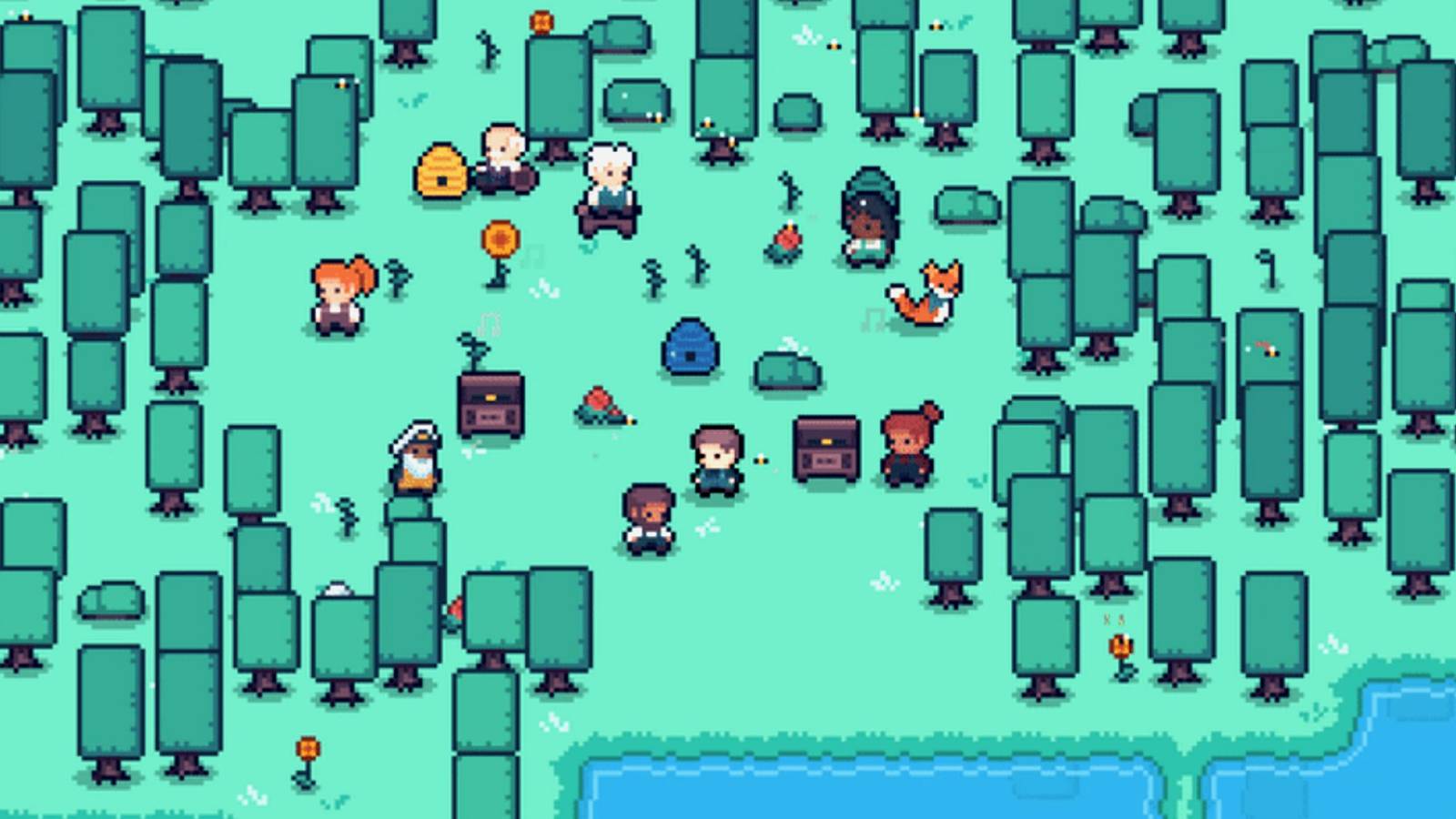 Apico Characters In The Woods beekeeper game