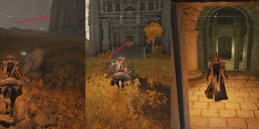 auriza hero's grave building location in elden ring