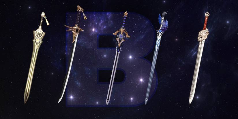 b tier swords in genshin impact