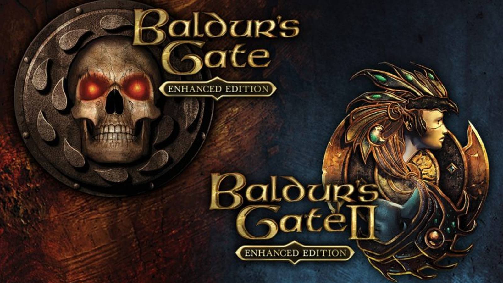 Baldur's Gate 1 and 2 side-by-side