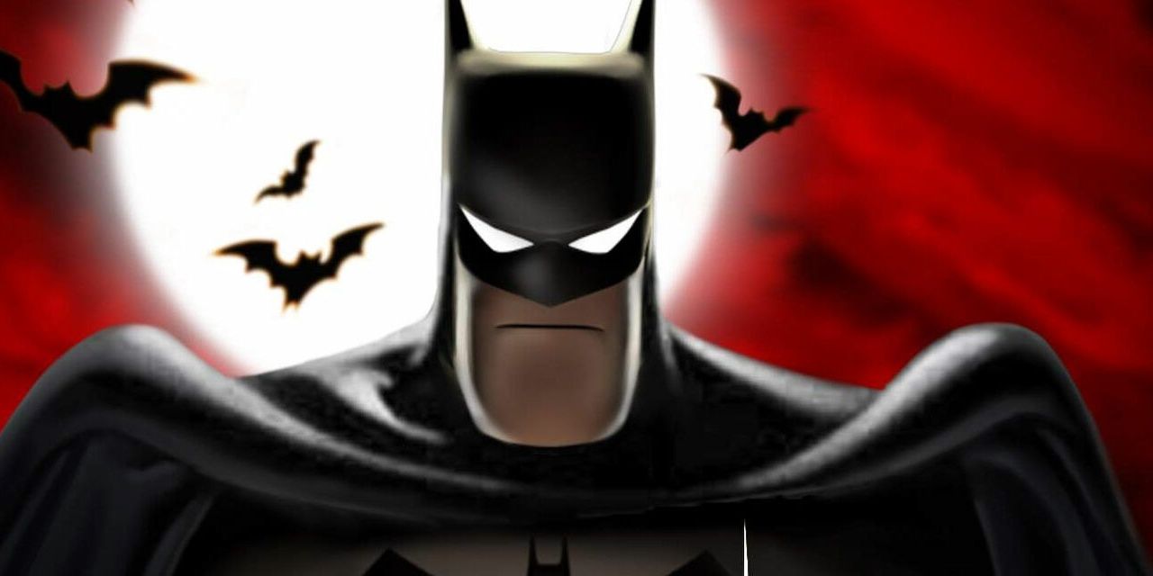 batman red background