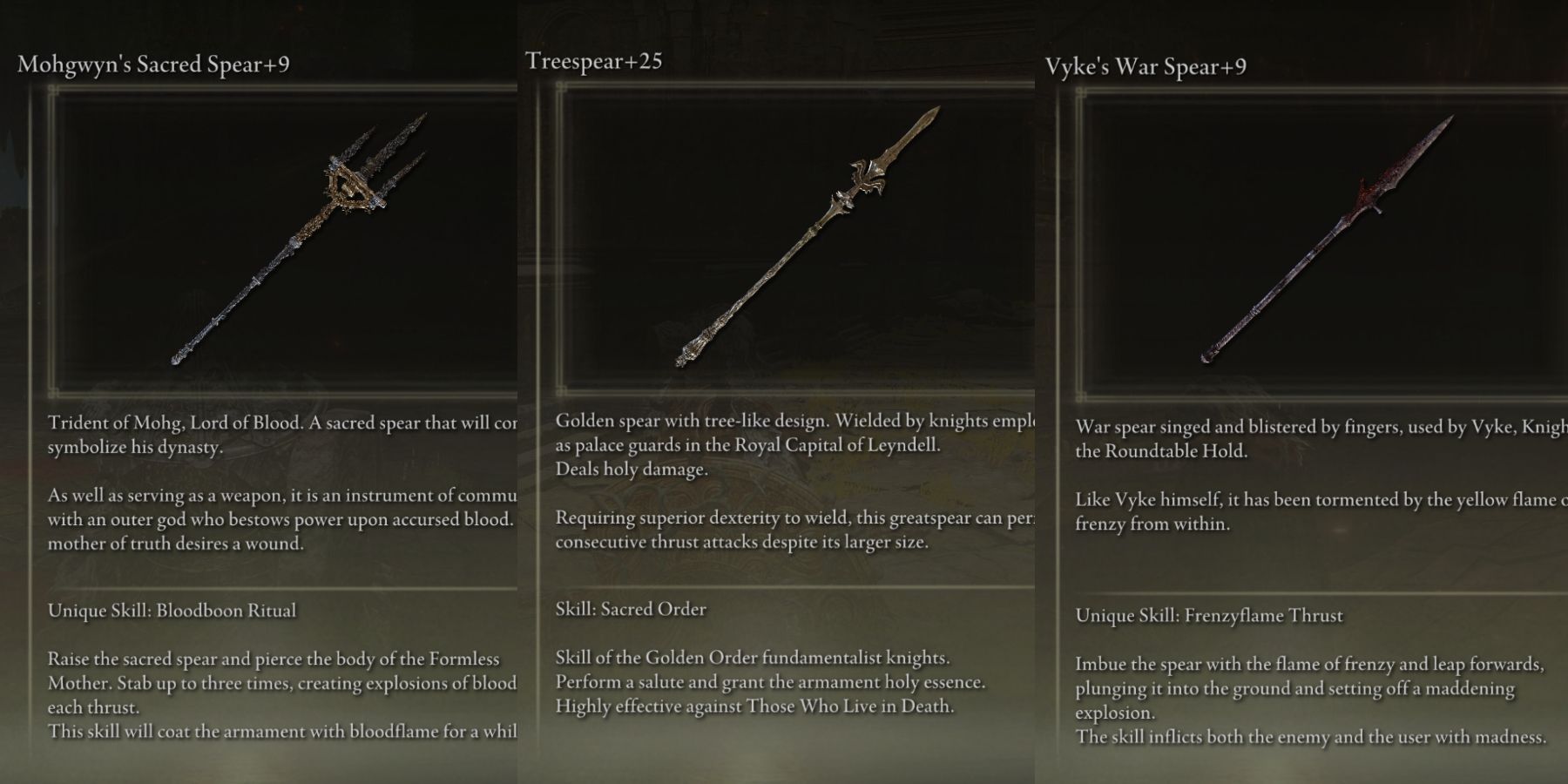 best great spears to use in elden ring