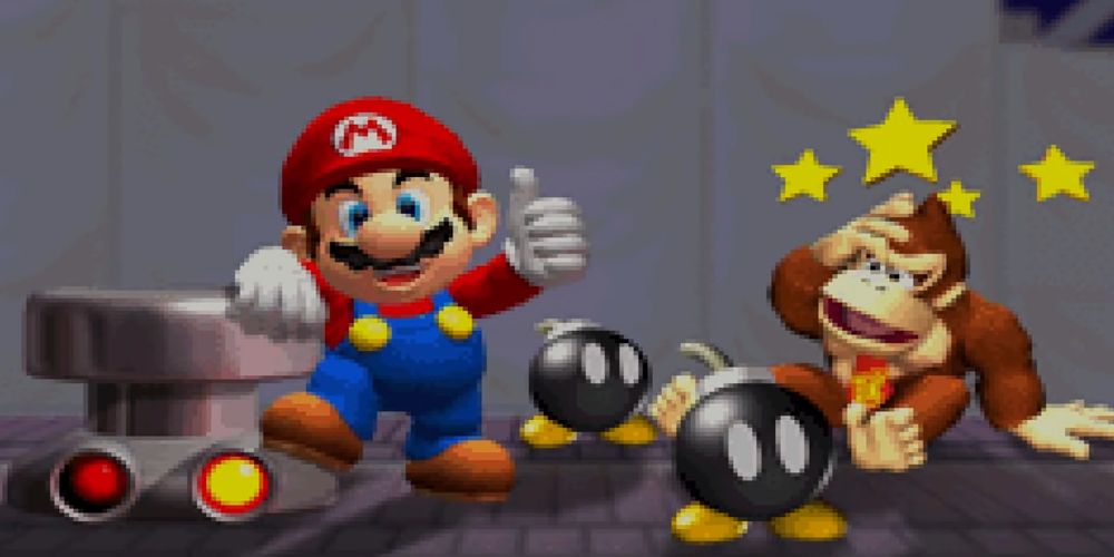 Mario and bob-ombs by dazed Donkey Kong in Mario vs Donkey Kong