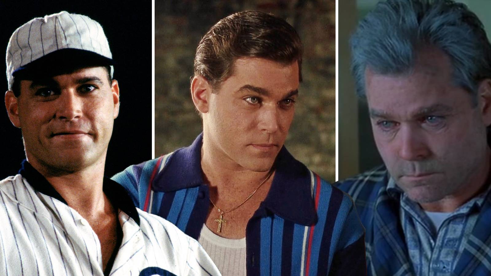 Ray Liotta in Field of Dreams, Goodfellas, and Blow