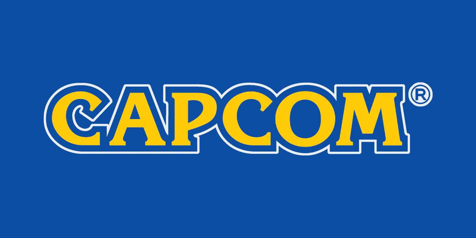 The Capcom logo with yellow text on a blue background