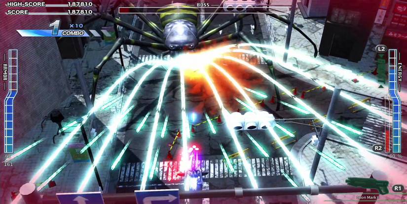 Gameplay for Earth Defense Force 4.1: Wing Diver The Shooter