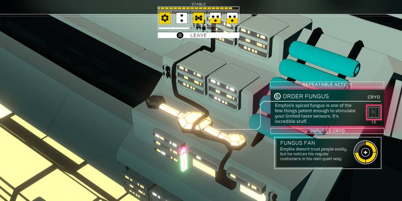 citizen sleeper food order fungus screenshot