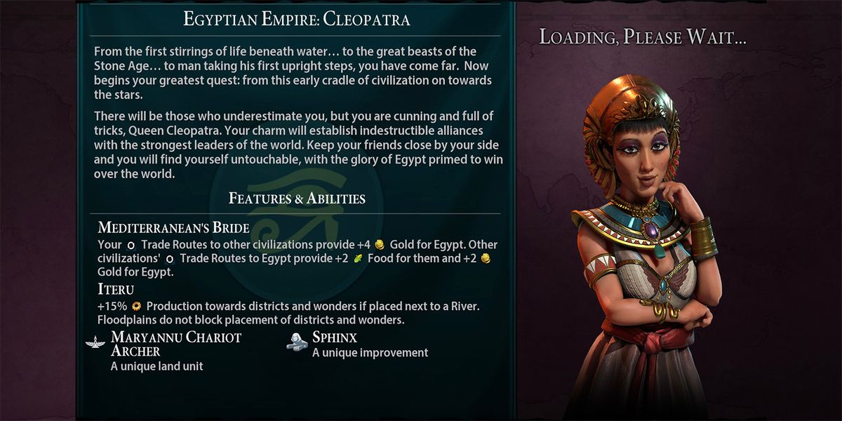 Cleopatra's empire details