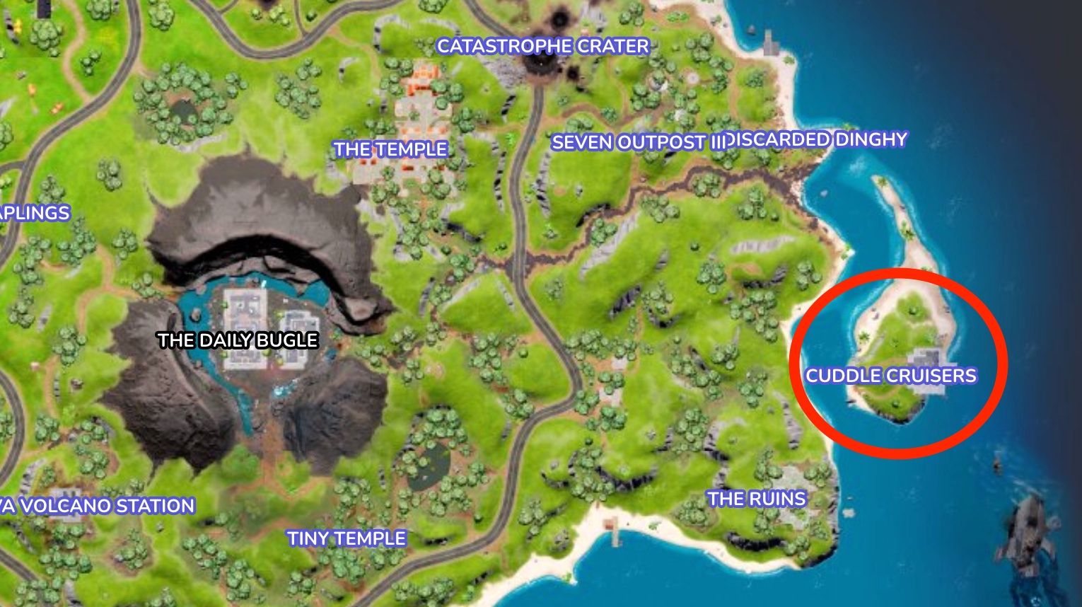 Fortnite: Where to Find All Omni Chips at Cuddle Cruisers