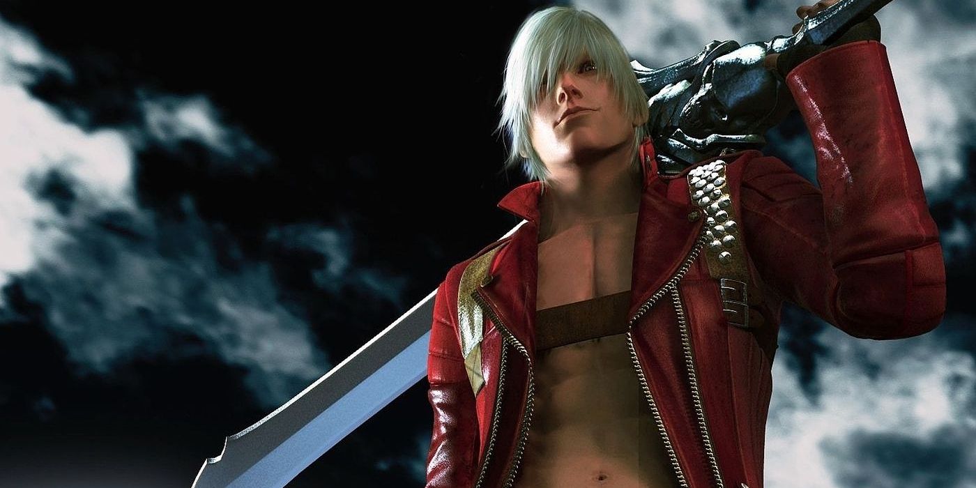 Dante Devil May Cry 3 posing with the sword