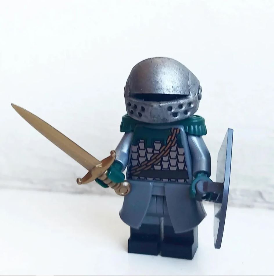 dark souls knight lego figure