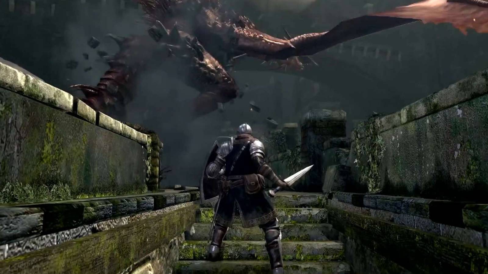 dark souls remastered dragon bridge