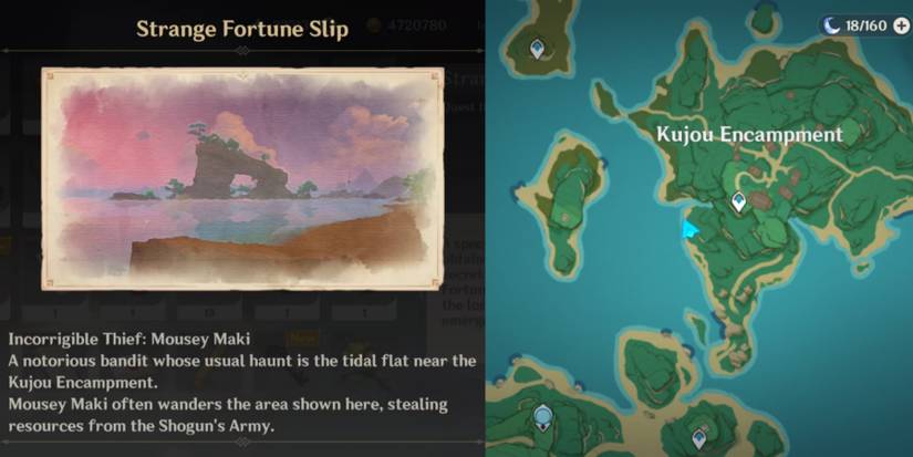 day two mission in the special fortune slip quest in Genshin impact