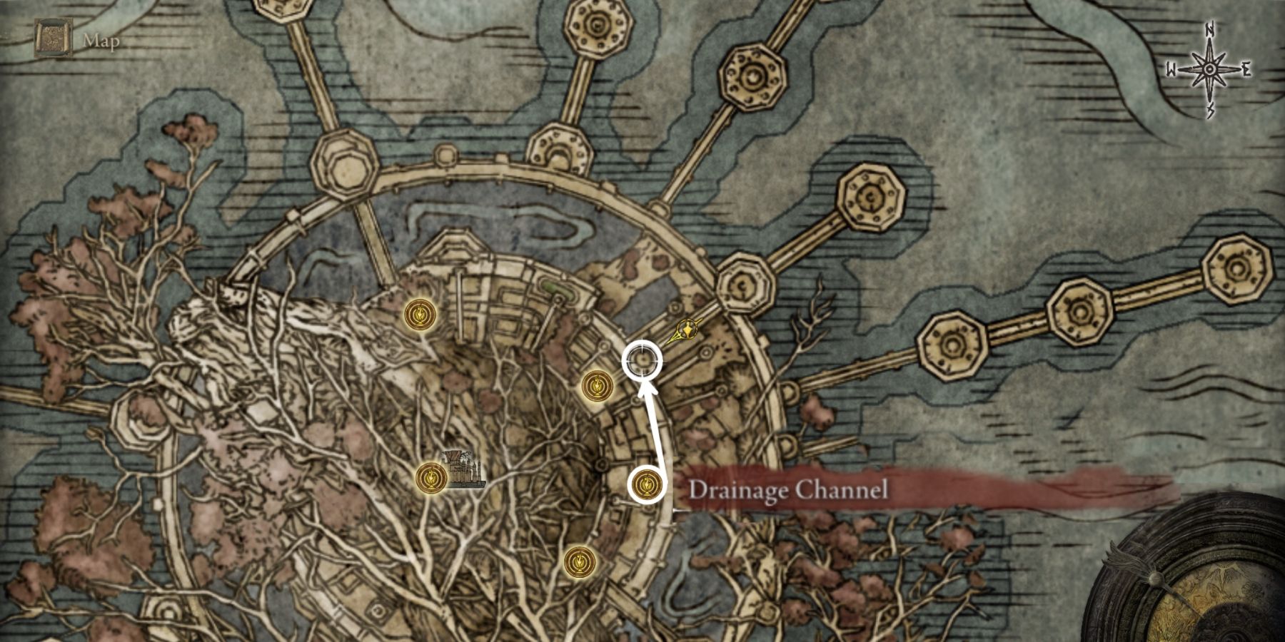 Elden Ring Dragoncrest Greatshield Talisman Location